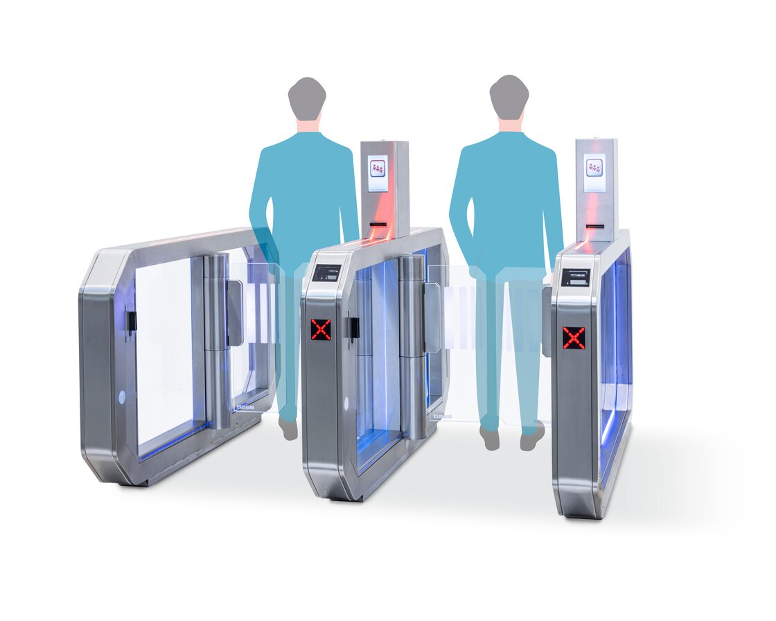 Selfboarding gate Wanzl